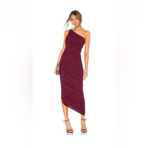 DIANA GOWN by Norma Kamali - Plum - Size M
